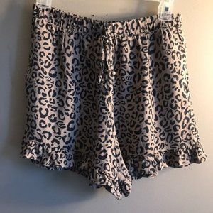 American Eagle Cheetah Print Shorts